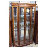 Formal display caseLighted mirror back,glass