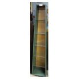 Wedge shaped 5 shelf display cabinet Colonial