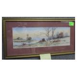 River edge print21x11 in