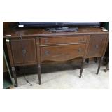 Cherry sideboard2 central drawers with single