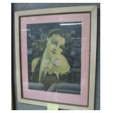 1930s/40s Flower Girl Print