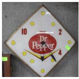 Dr Pepper 10 2 4 electric clockPam clock