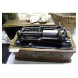 Edison home phonograph dated 1892, Serial#H95389