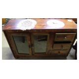 Small Spanish vintage themed sideboard