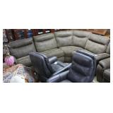 4 Section Man Wah furniture corner