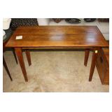 Oak top work table42 x22x29 in hi.