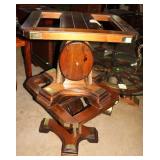 Ship rigging end tables.Brass corner