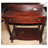 Cherry single drawer sideboard 36x18x41 in