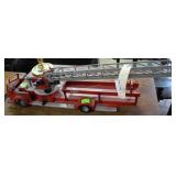 1950s Doepke extension ladder fire