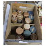 Canada Dry wooden beverage box with Edison tubes