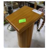 Mahogany cylinder bird house