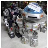 Two battery operated 90s robots