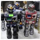 Three battery operated 90s Robots