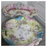 Two colorful HP European platters