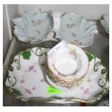CT German Two part handled serving dish, 5 Limoges
