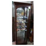 Cherry display cabinetMirror