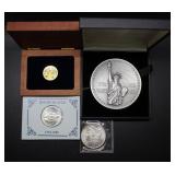 Bicennetinal Medal, gold plated bicentennial medal