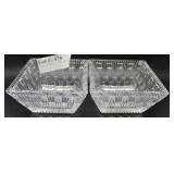 Two Tiffany & Co. candy dishes