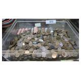 10lbs unsorted wheat & Lincoln head pennies