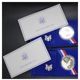 Two 1986 US Liberty silver rounds