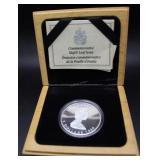1989 Maple Leaf issue $5 silver coin