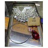 Costume necklace & ruby costume earring/necklace s