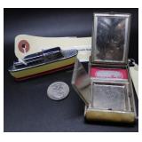 Vintage Saraome lighter & Art Deco Chicago Worlds