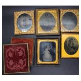 Seven Deggerotype portraits