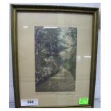 Framed Wallace Nutting An Altered Streams