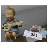 Herend Frog & early B Hummel of banjo player