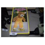 Sammy Skates roller skating teddy bear in box