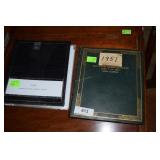 Two black & white photo albums: Automotive & 24th