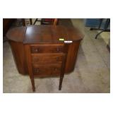 Martha Washington sewing chest with three drawers