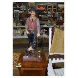 Resin figure of cool shades golfer 2