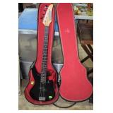 Yamaha base guitar in case