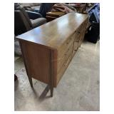 Mid-Century six drawer low dresser