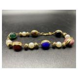 14kt Scarab Bracelet 14.6gtw