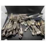 Reed & Barton sterling flatware set Marlborough Pn