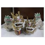 Two Contemporary Chinese dragons * one whisker cho