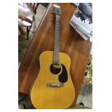 Acoustic guitar. Steel reinforced case