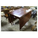 Cherry solid drop leaf gate leg   46"-61.5"-9"