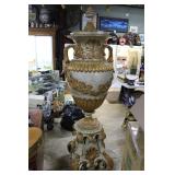 Palace urn, contemporary, 7 feet, three piece,