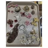 Vintage Costume jewelry incl Regency
