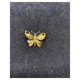 18kt gold butterfly - 5gtw