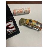 Dale Earnhardt lighter, #3 Dale pocket knife &