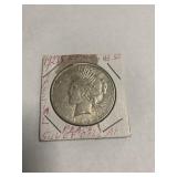 1923 Peace silver dollar