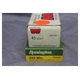 2z$ - Winchester .45colt 50 rounds & Remington .24