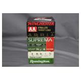 3x$ - 12gauge 25 round - Winchester, Suprema, Remi