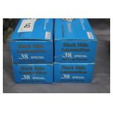 4x$ - .38Special Black Hills Ammo 158gr 50 round b