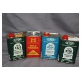 4 partial tins  rifle powder - IMR 4320, 4064 & Ho